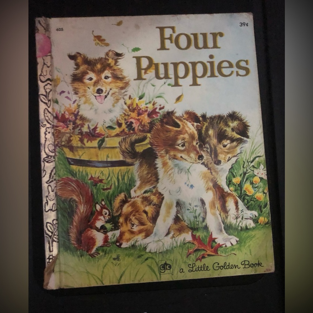 Four Puppies Little Golden Books